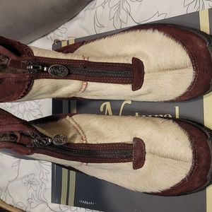 Pajar snow boot Shearling Lined Suede Calf Hair Size 9